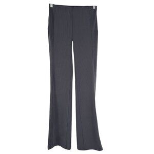 Lululemon‎ Ribbed Softstreme Flared Pant Size 4 Charcoal Gray Pull On PT-2574